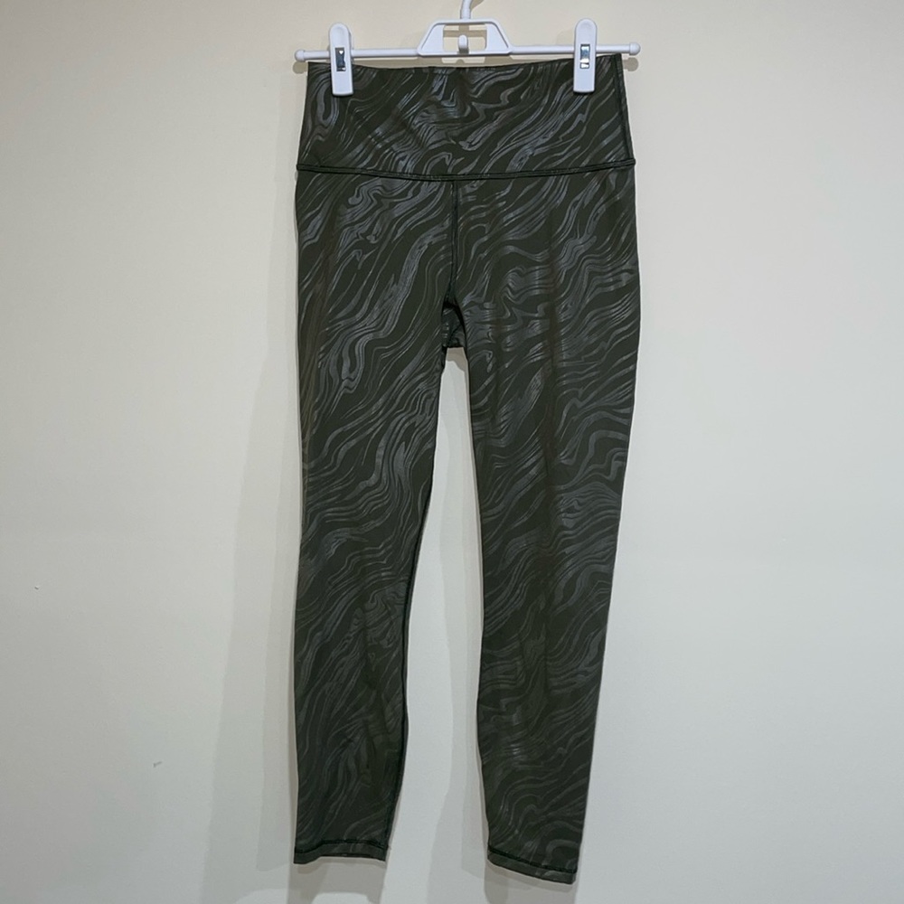 Fabletics Powerhold Green Leggings - Size S